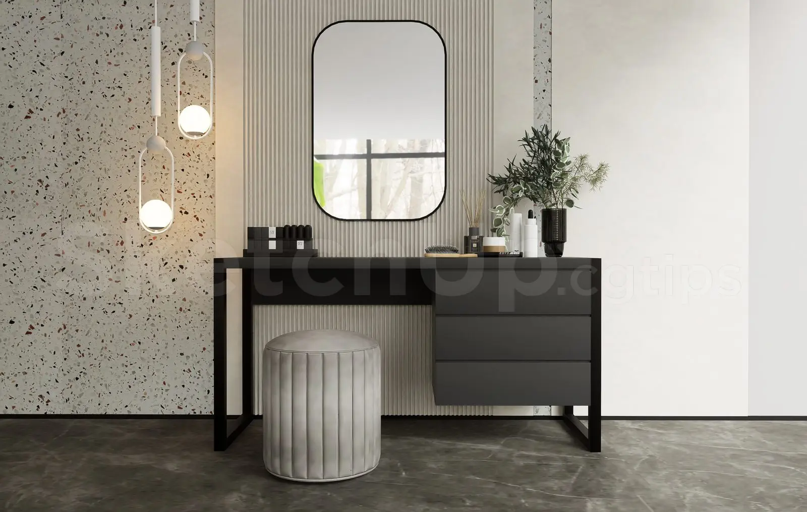 Makeup Table — preview 1 (cgtips)