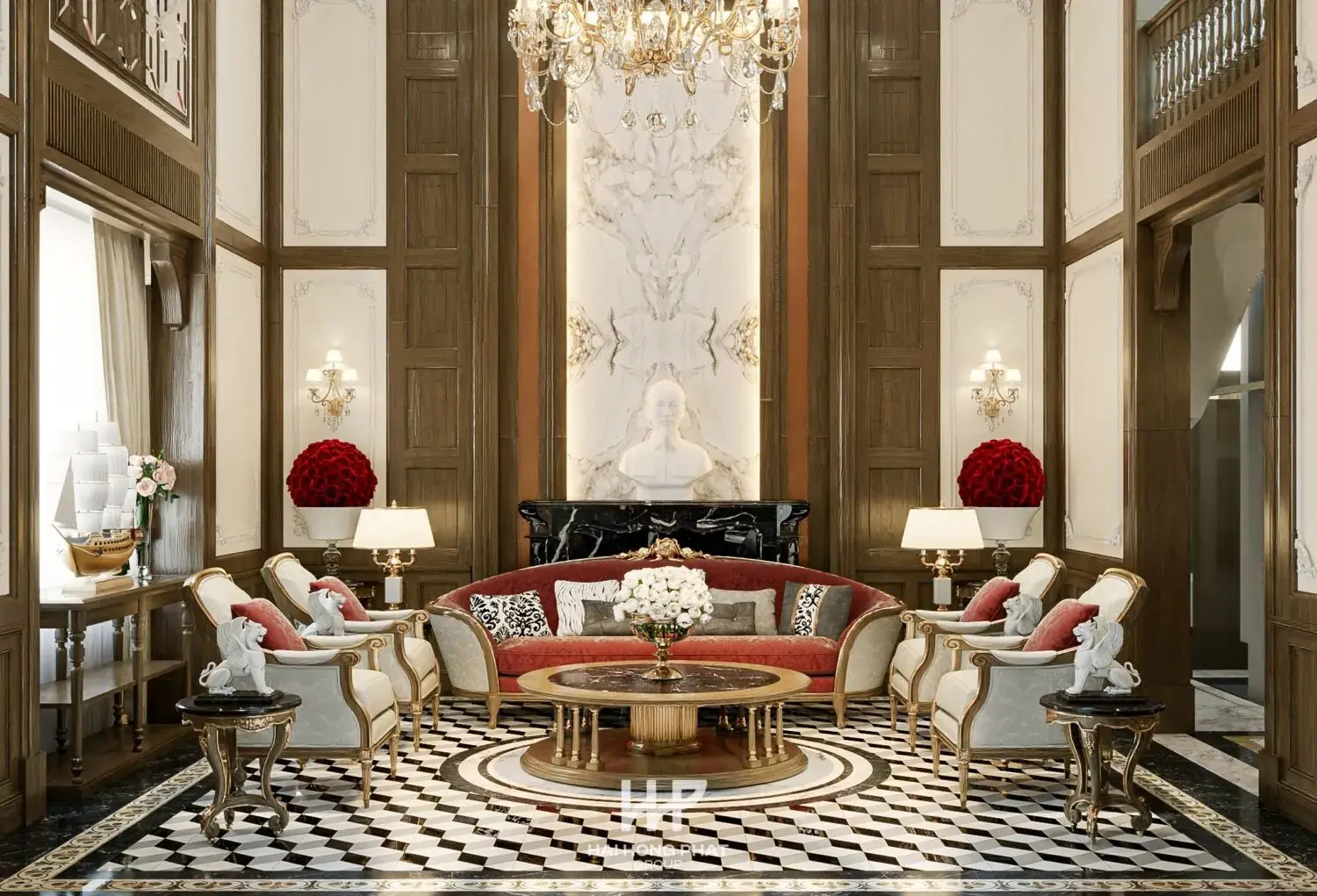 Classic Living Room Interior