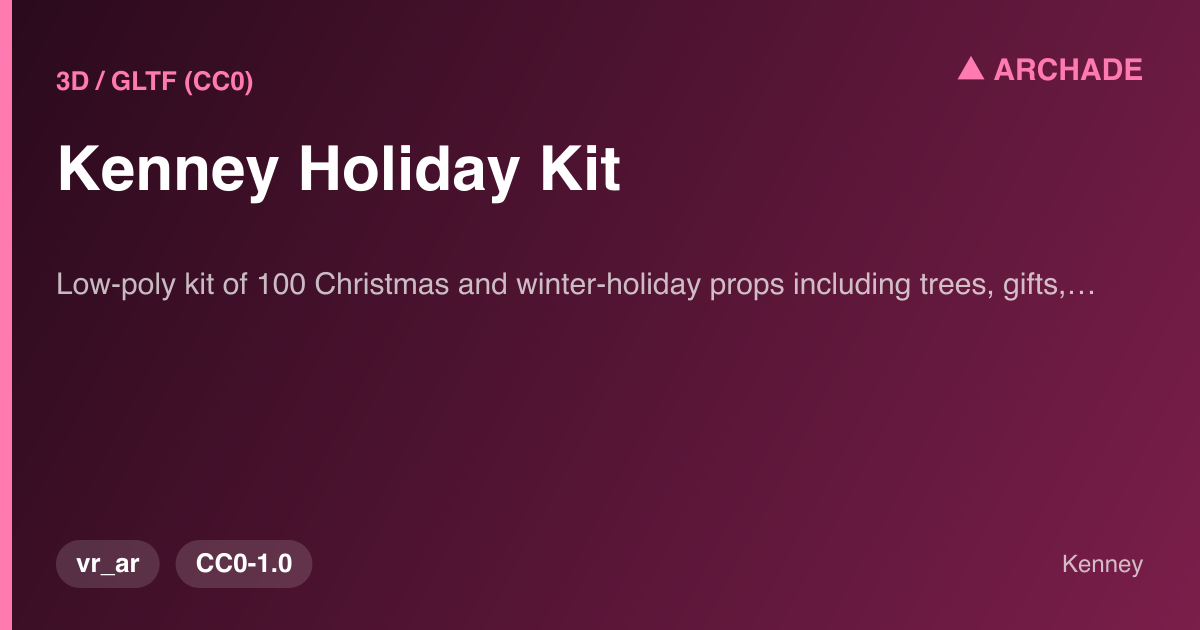 Kenney Holiday Kit