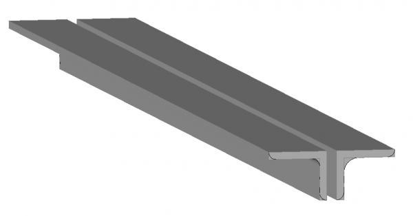 L-shaped steel combined