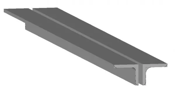 L-shaped steel combined
