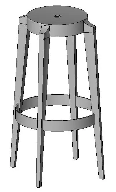 Kartell - Charles Ghost Barstool