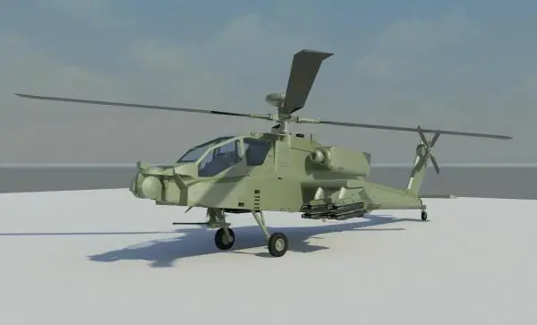 Military - AH-64 Apache Longbow Helicopter