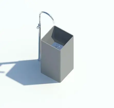 Sink Square Column Block