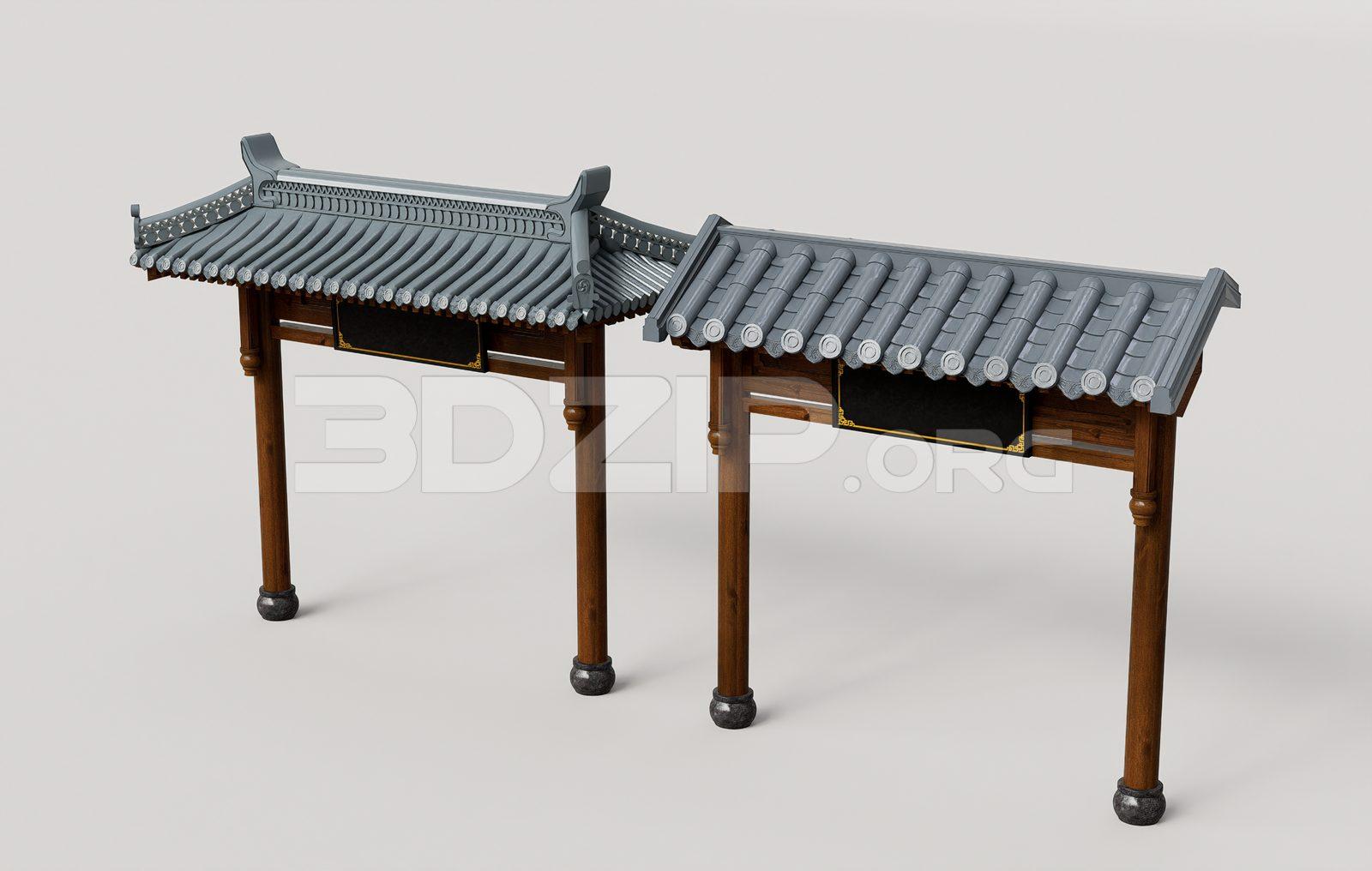 Traditional Asian Roof Collection