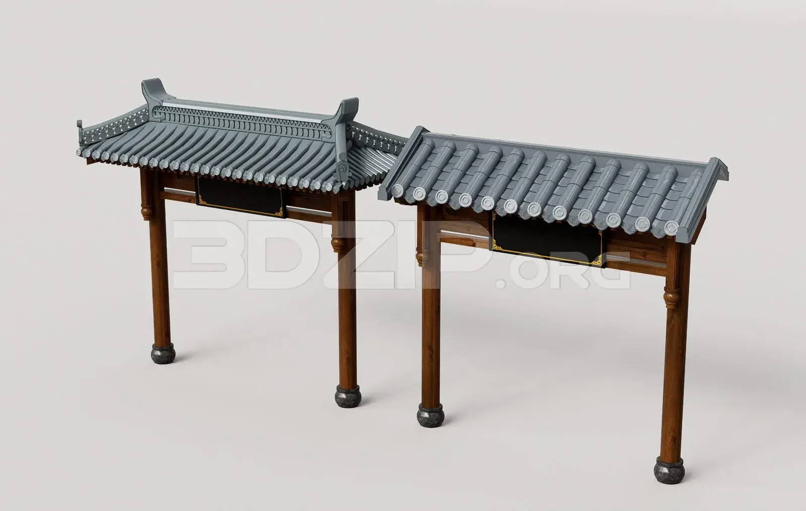 Traditional Asian Roof Collection