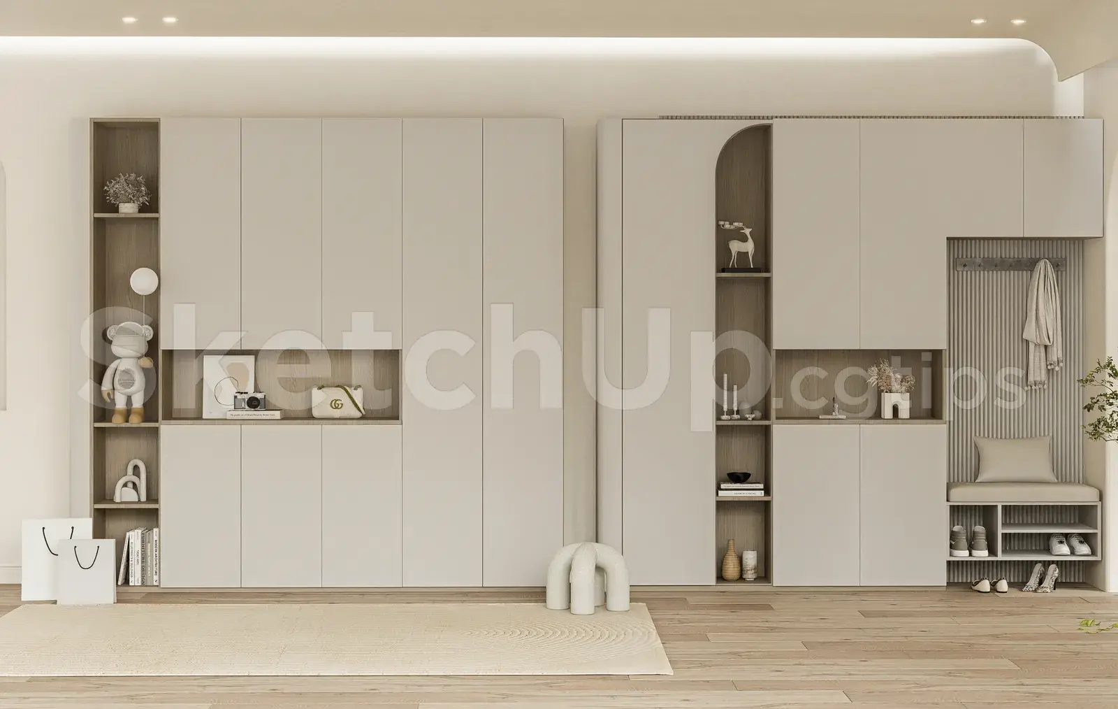 Luxury Modern Closet Cabinet Design