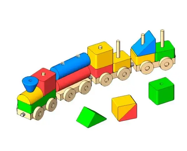 Toy - Wood train
