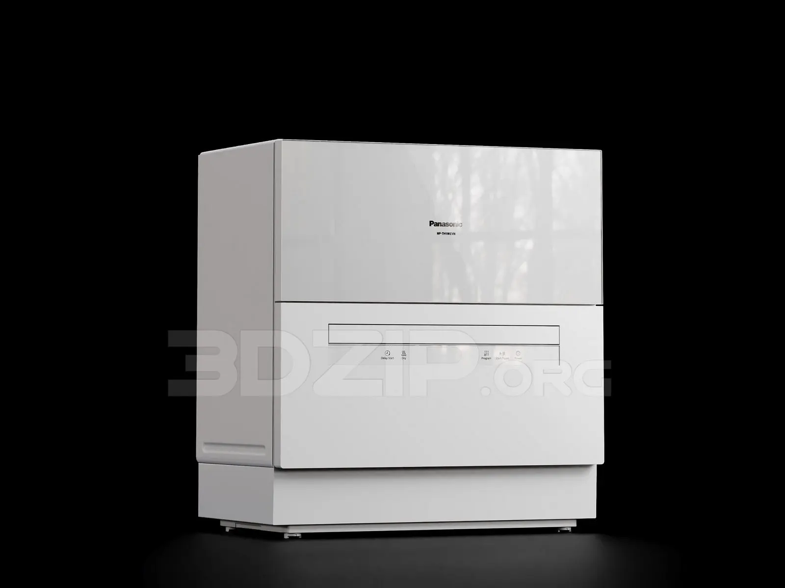 Dishwasher — preview 1 (3dzip, CC0)