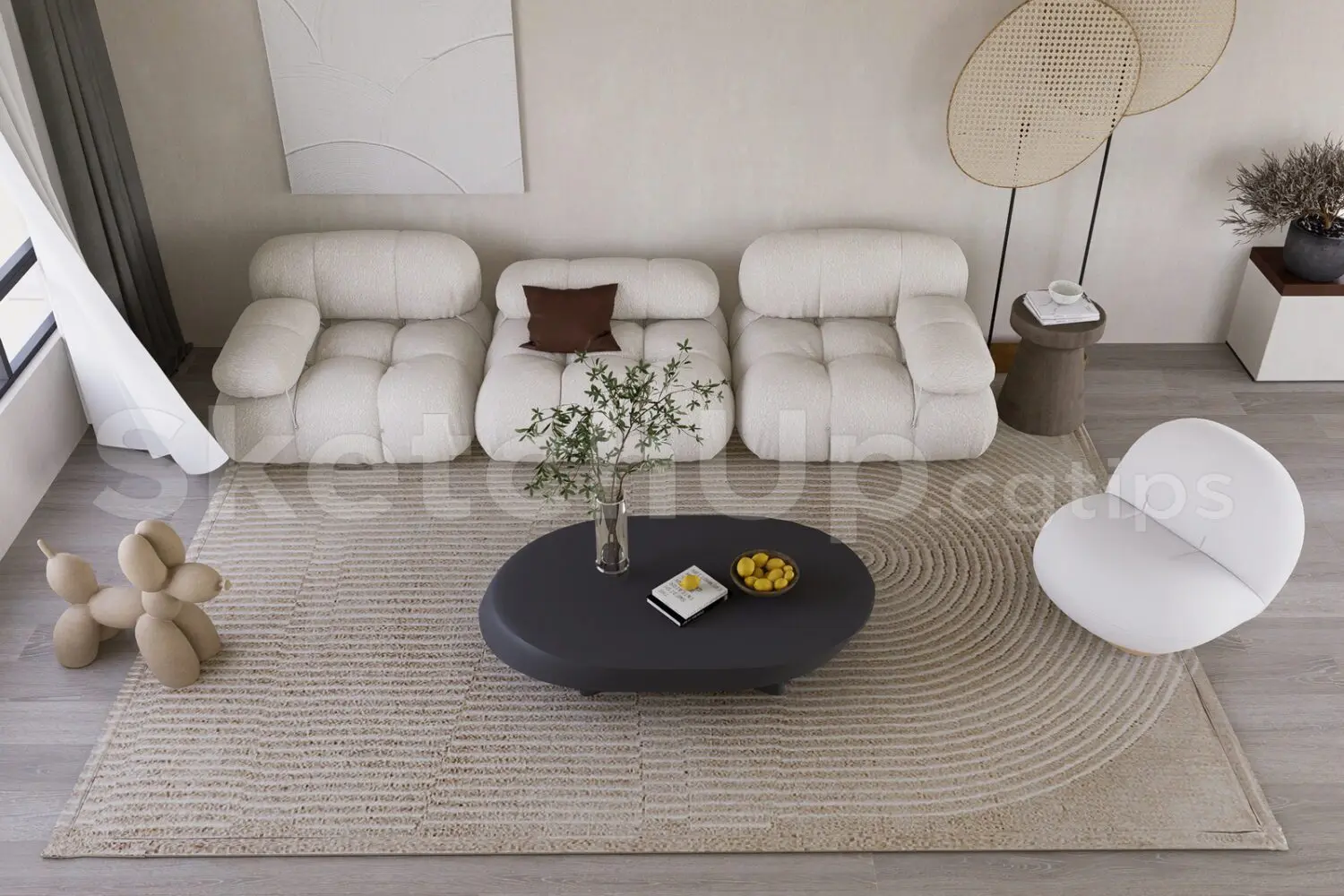 Living Room Interior — preview 1 (cgtips, CC0)
