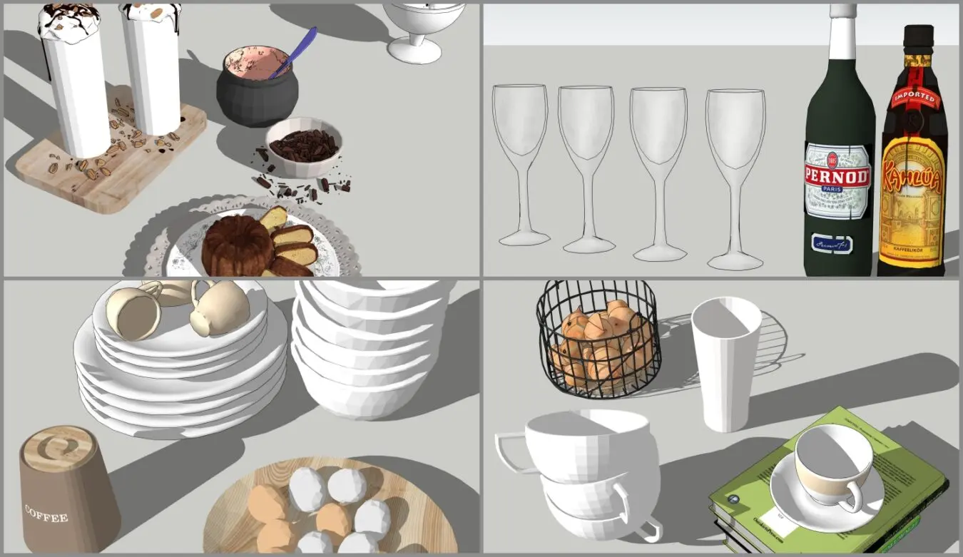 Tableware — preview 1 (cgtips)