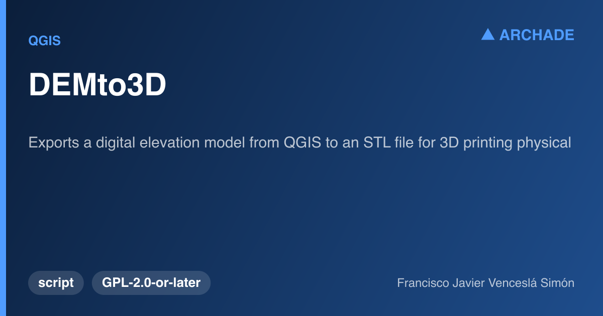 DEMto3D