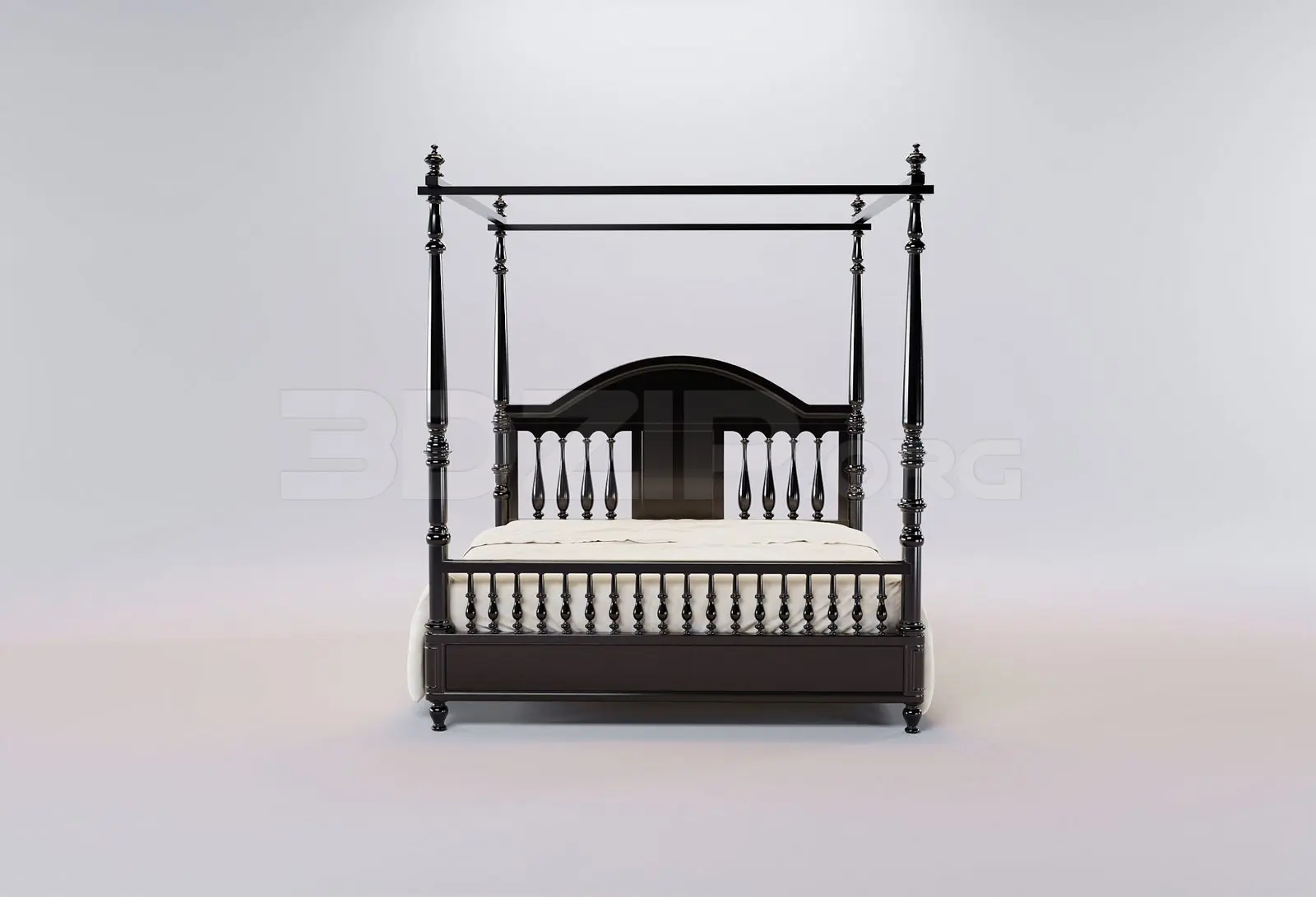 Bed — preview 1 (3dzip, CC0)
