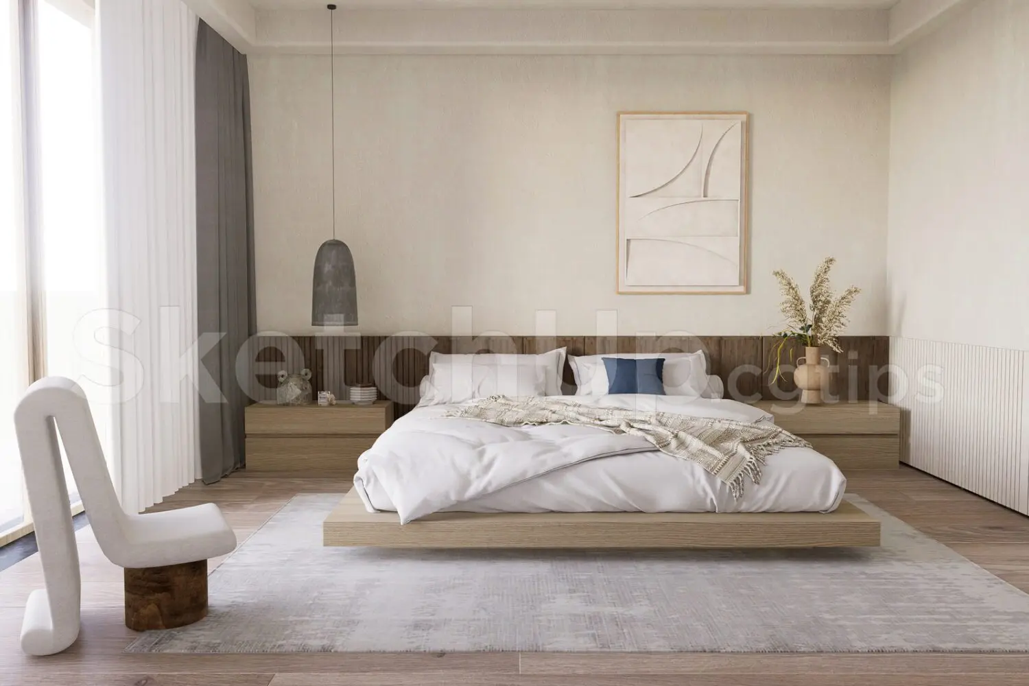 Bedroom Interior — preview 1 (cgtips, CC0)