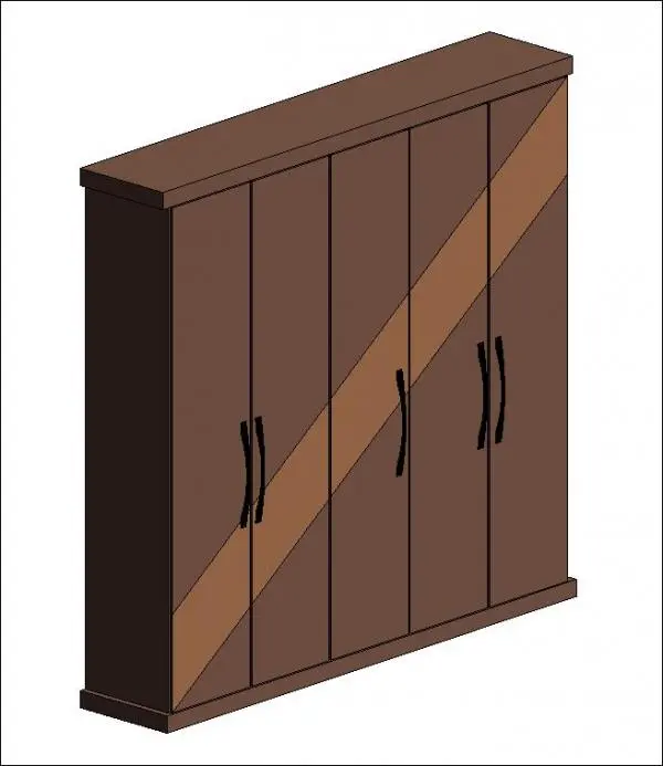 Wardrobe - Guarda Roupa — preview 1, by Fernando Goes (RevitCity, CC0)