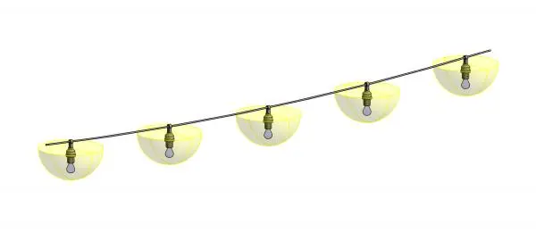 Patio String Lighting — preview 1, by Angle Architecture (RevitCity, CC0)