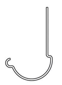 Lindab KFL 125 - Rafter Gutter Bracket - 2D