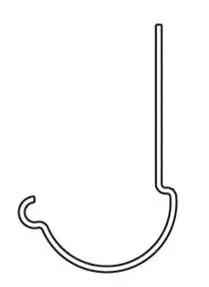 Lindab KFL 125 - Rafter Gutter Bracket - 2D