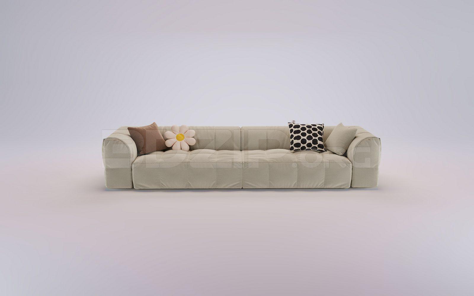 Sofa 3D Model for Interior Projects