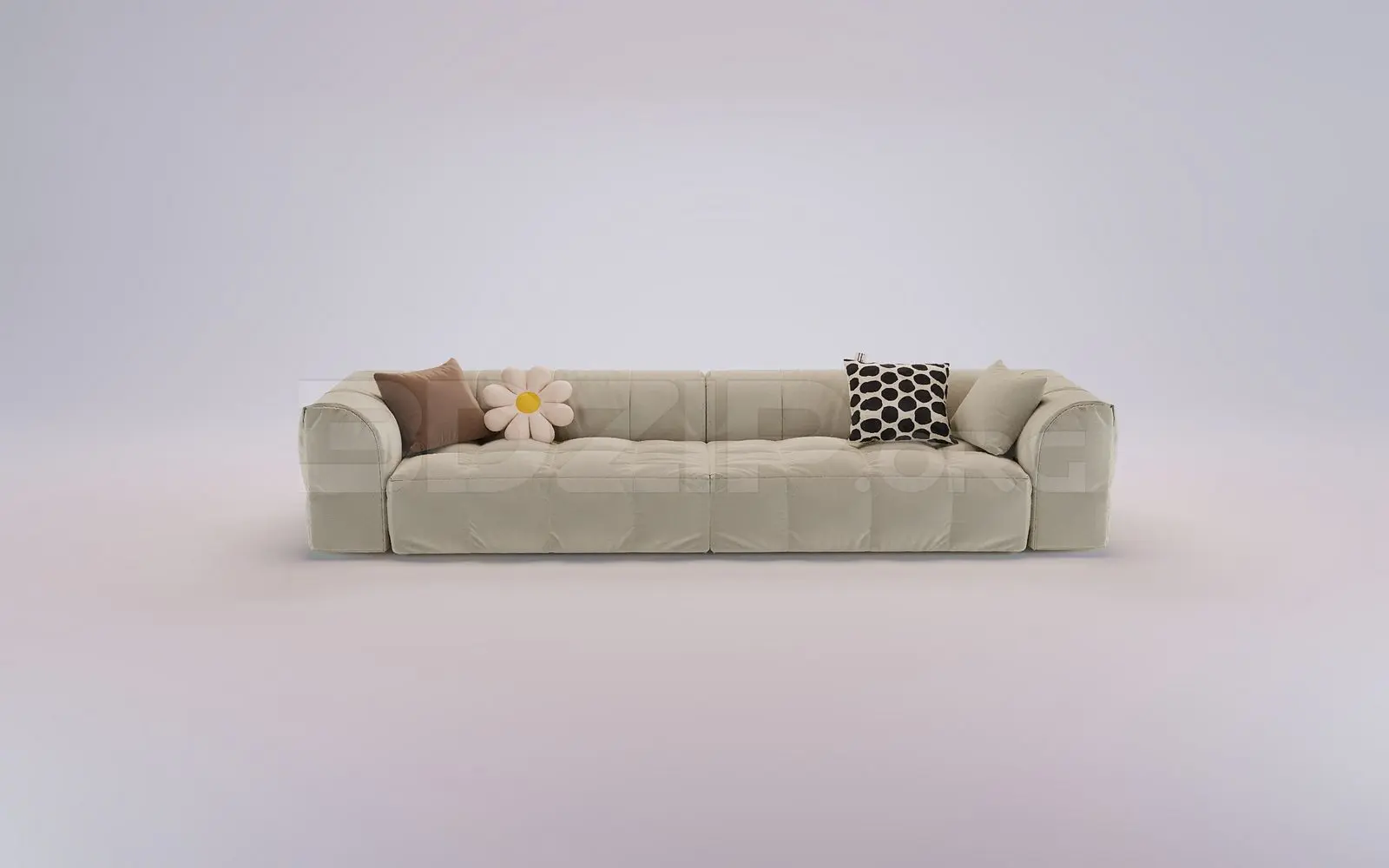 Sofa 3D Model for Interior Projects — preview 1 (3dzip)