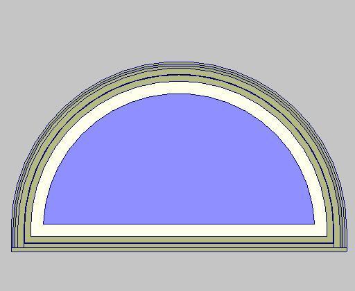 Kolbe Ultra Series 2-Wide Outswing Entrance Half-Circle Sash Set Units
