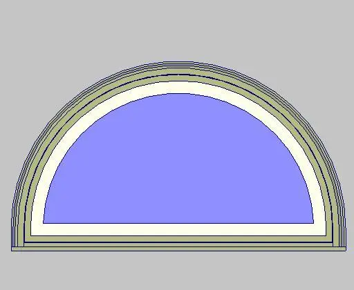 Kolbe Ultra Series 2-Wide Outswing Entrance Half-Circle Sash Set Units