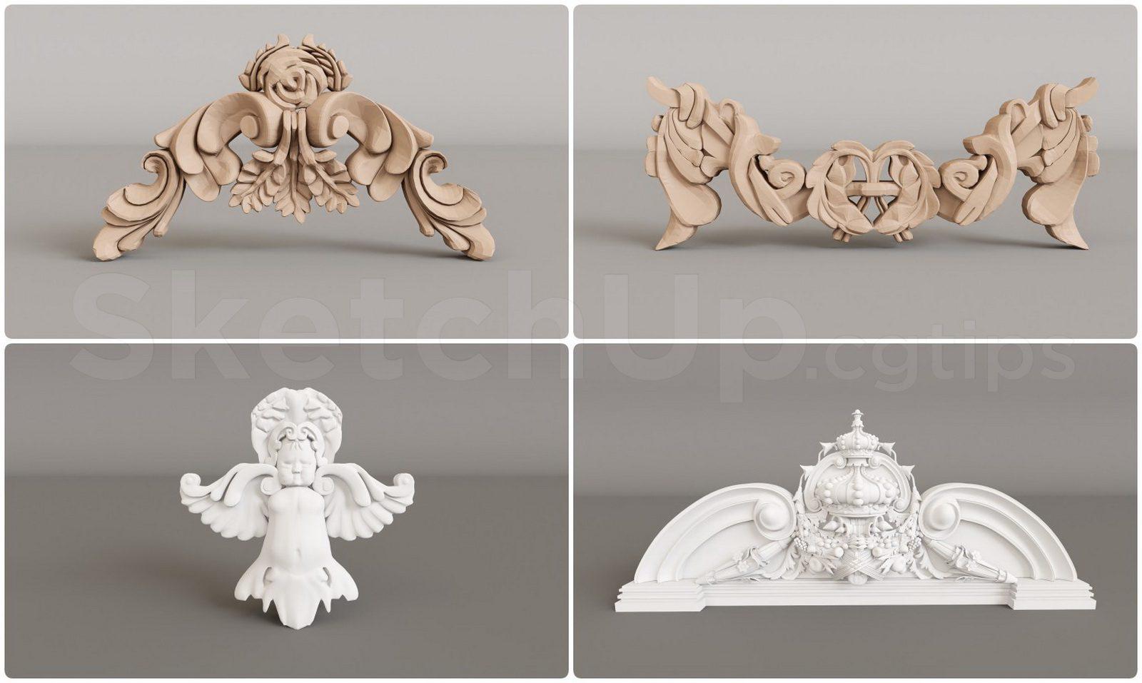 Neoclassical Roof Cap