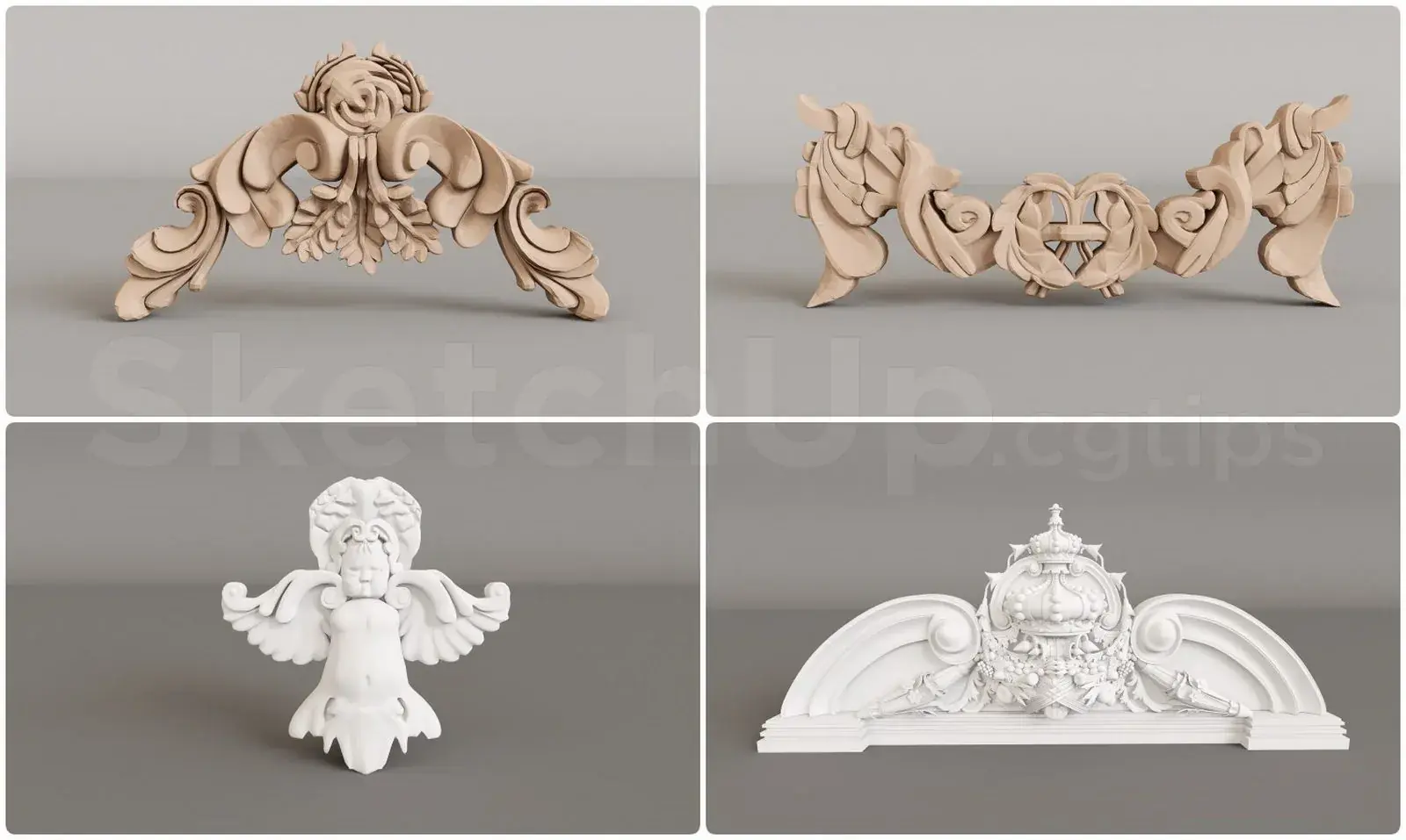 Neoclassical Roof Cap