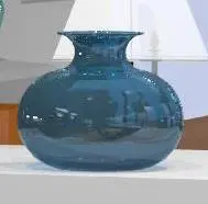 fat vase - Cobalt Blue — preview 1, by sncservices (RevitCity, CC0)