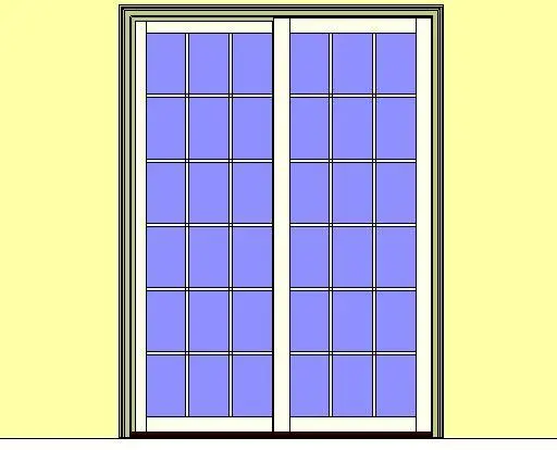 Kolbe Ultra Series Garden-Aire Sliding Patio Door 2-Wide Units
