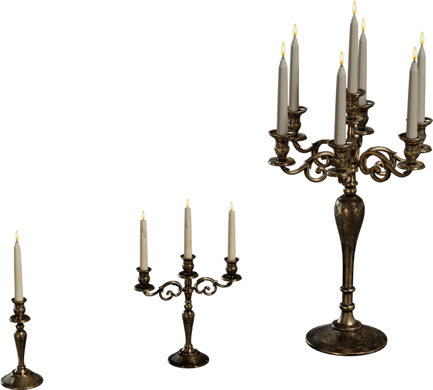Brass Candleholders