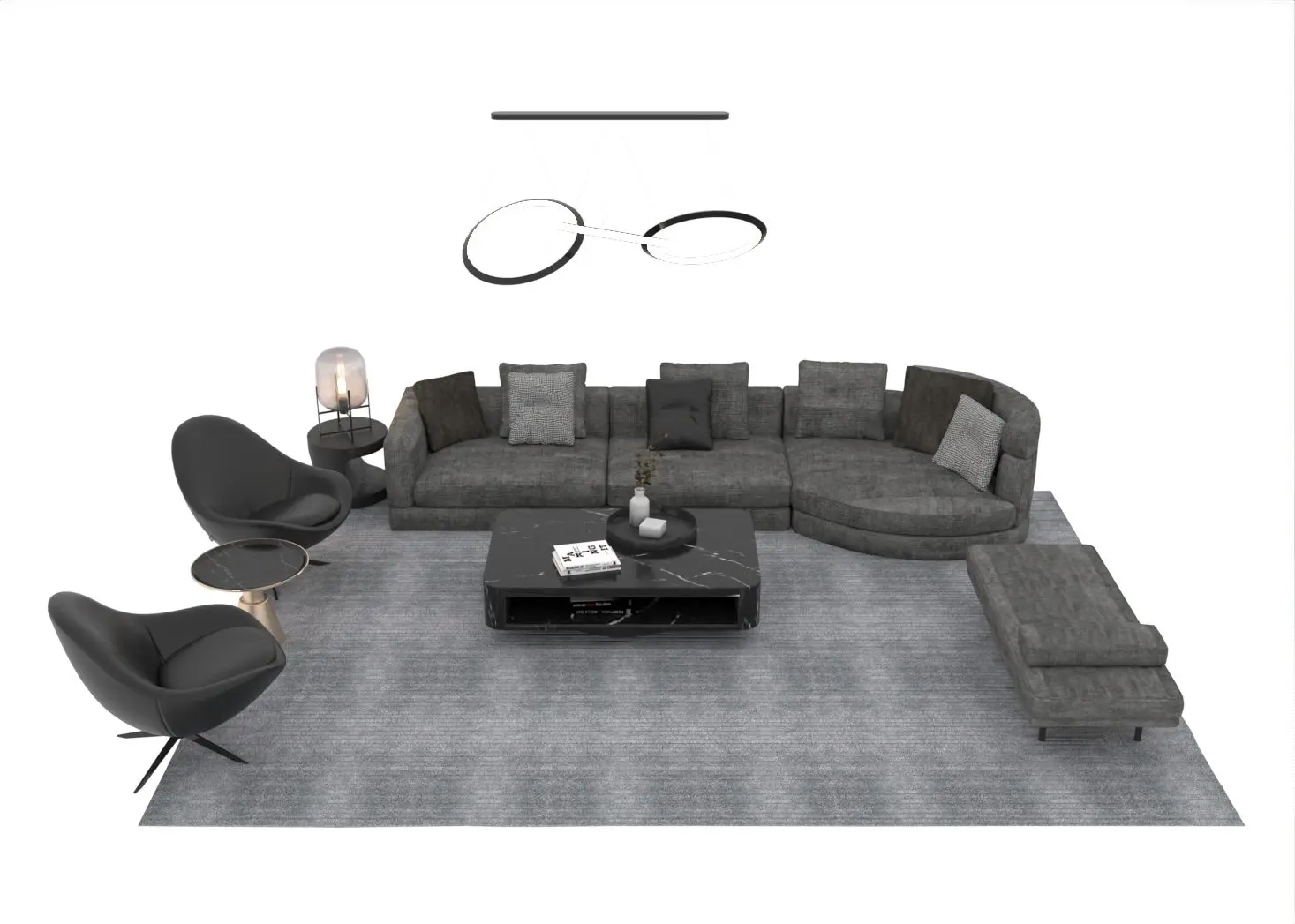 Sofa — preview 1, by Ha My (3dzip)