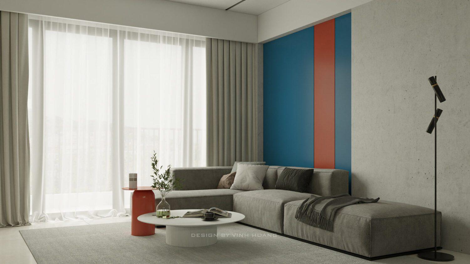 Living Room – Kitchen Interior