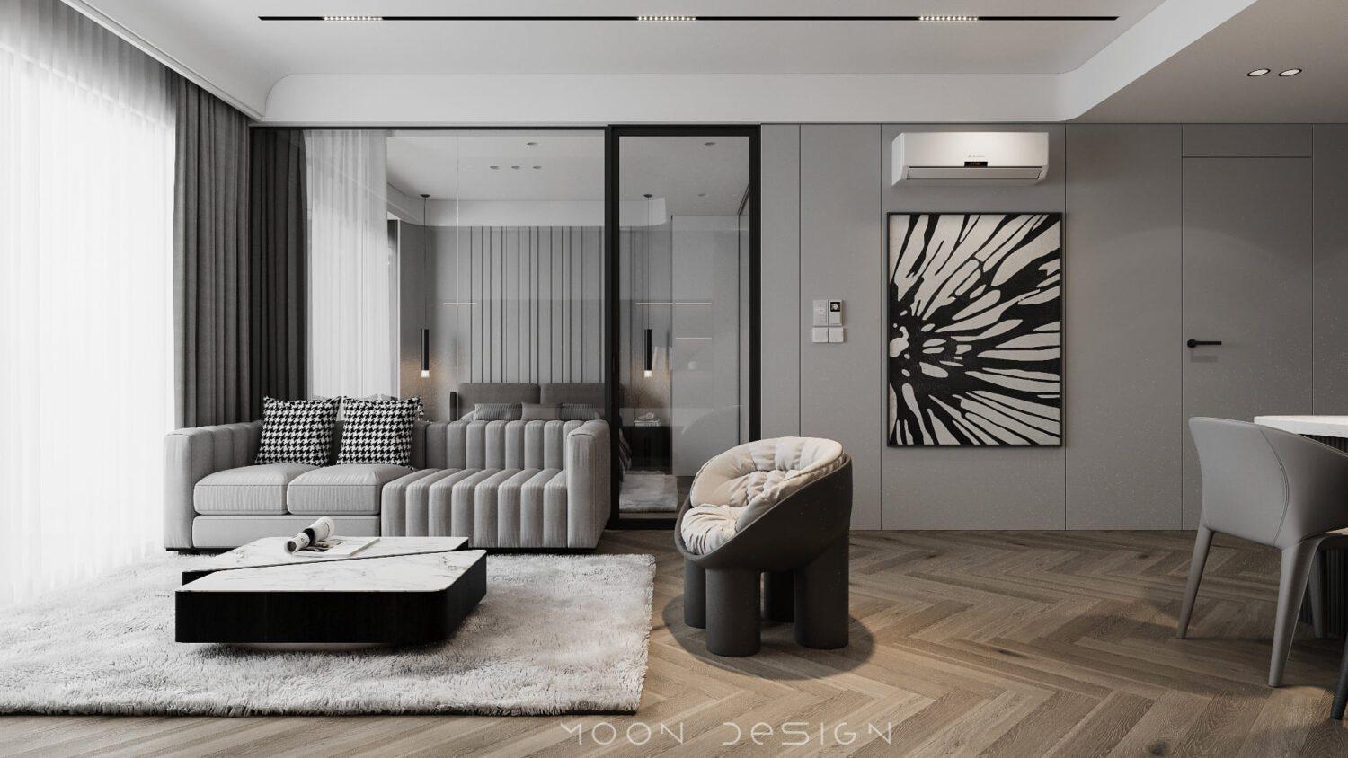 Living Room – Kitchen Interior