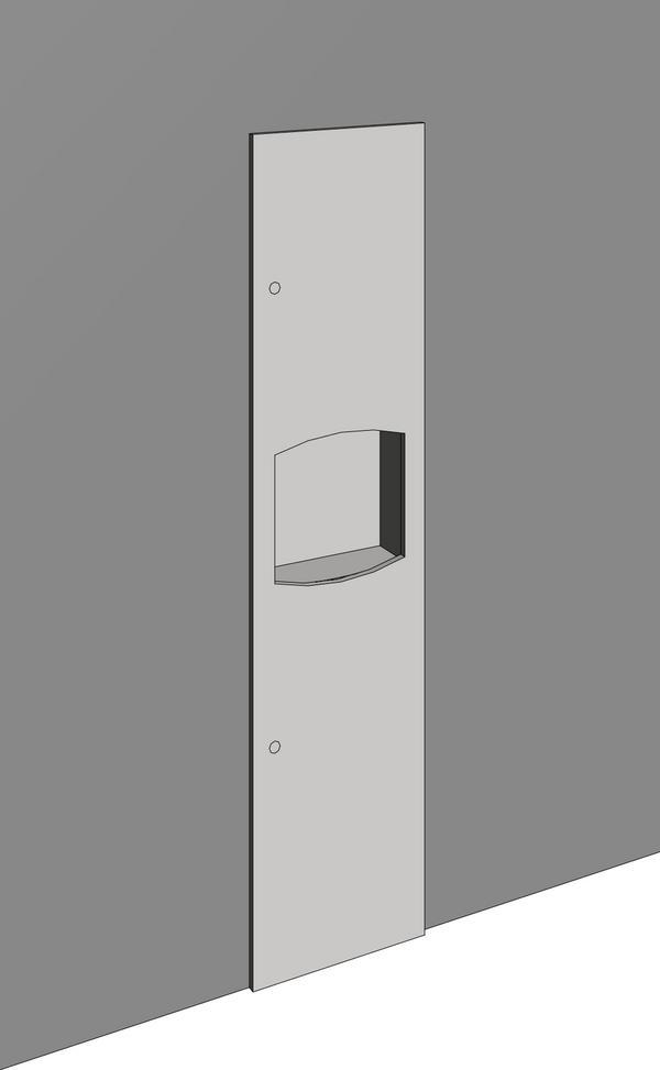 Recessed Paper towel Dispenser