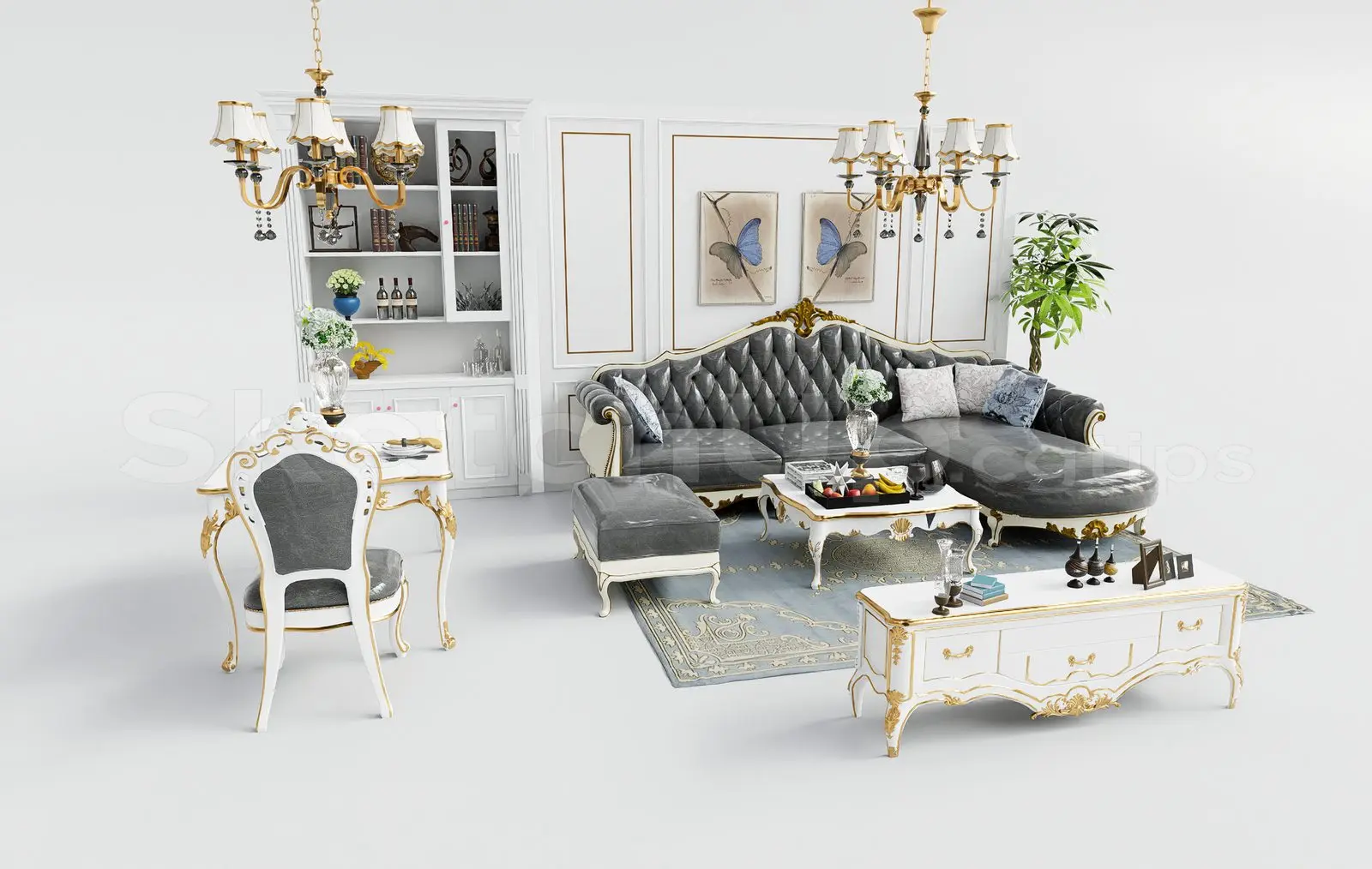 Neoclassical Sofa