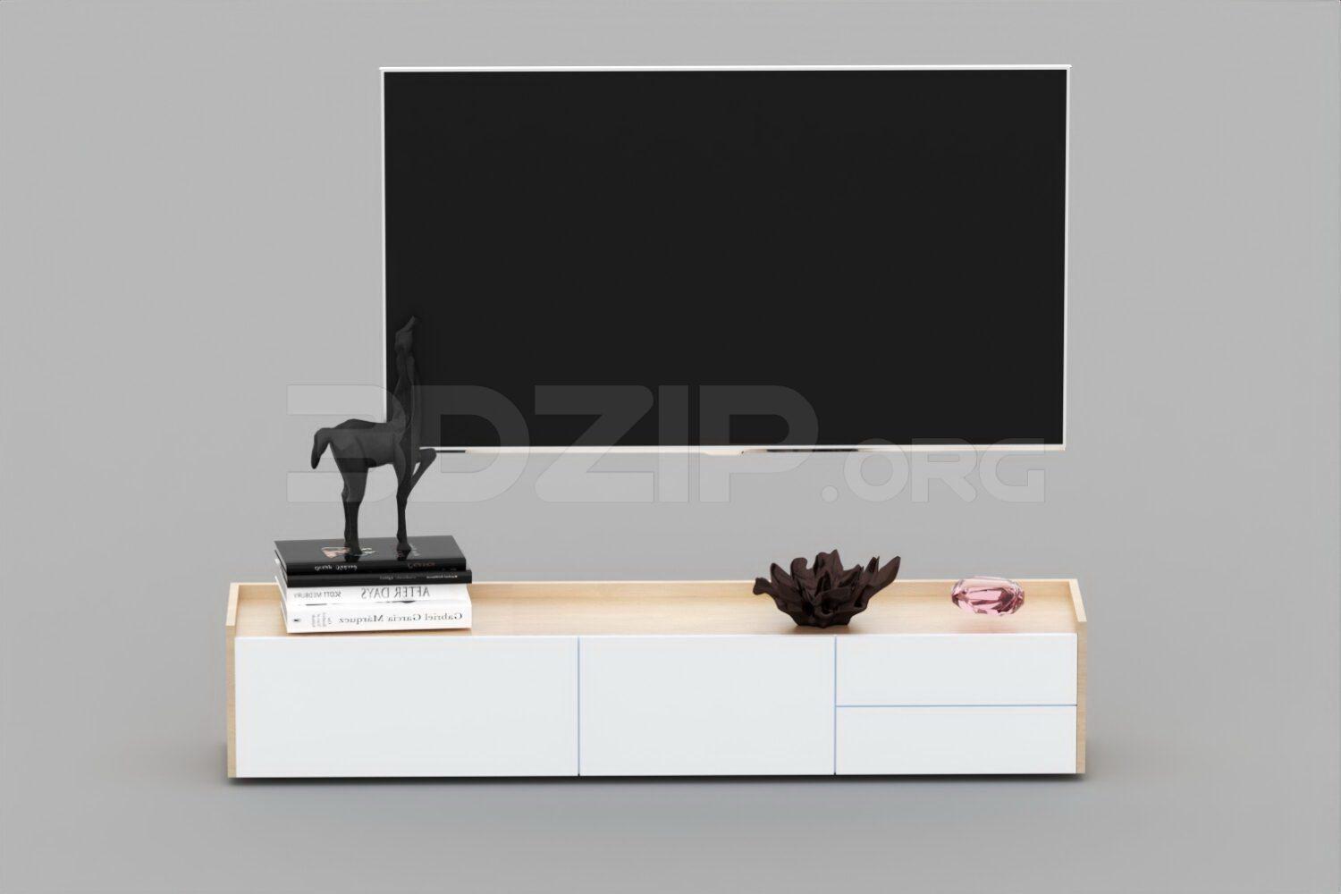 TV Cabinet — preview 1, by Hoang Clu (3dzip)