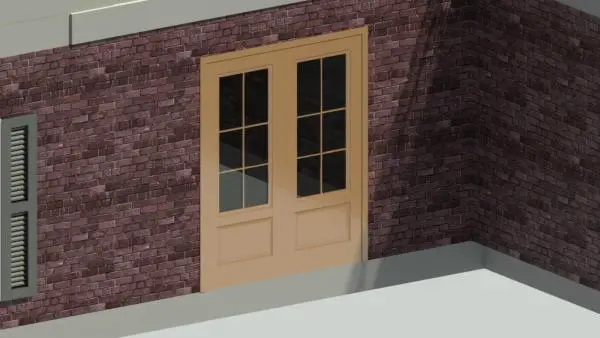 Ornamental Front Door