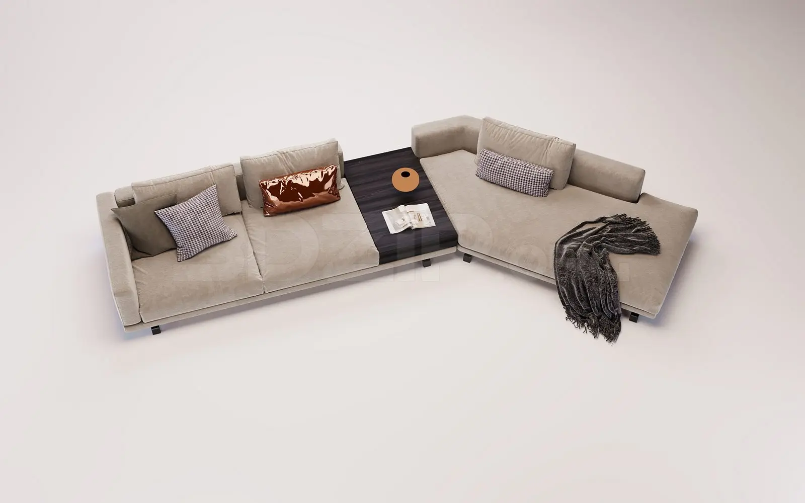Sofa 3D Model for Interior Projects