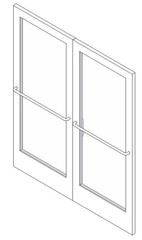 Storefront Entry Doors- Double