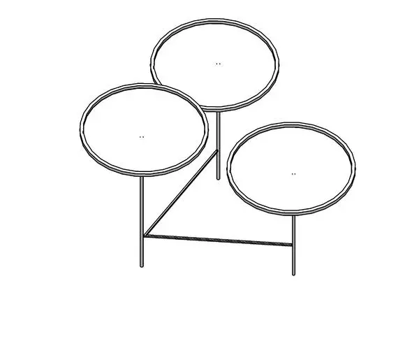 Multi-Height Circluar Coffee Table