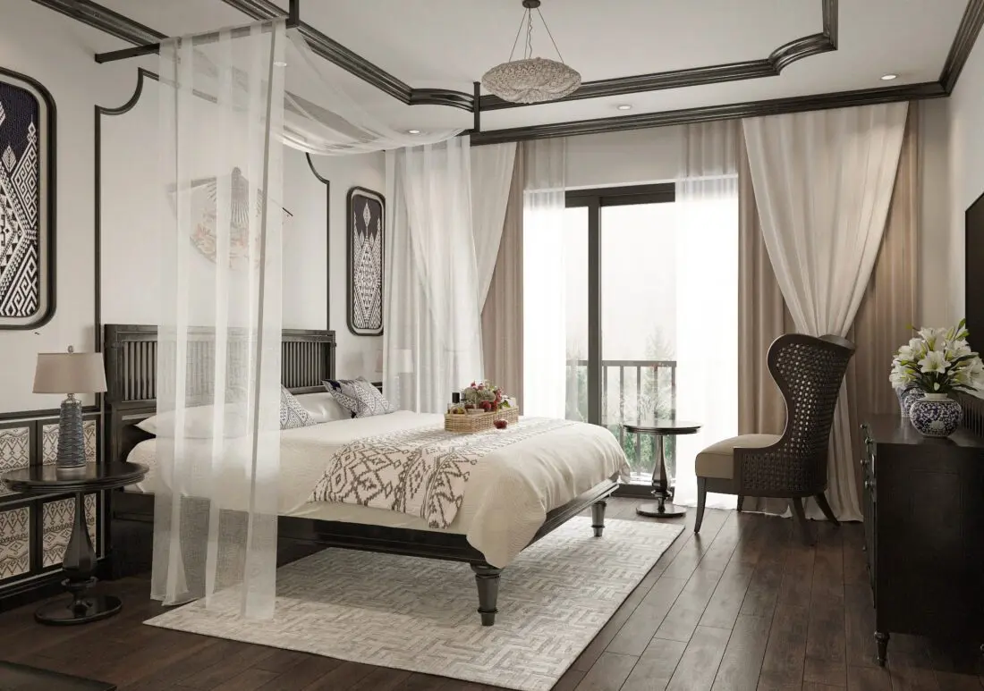 Interior Hotel Bedroom Scenes