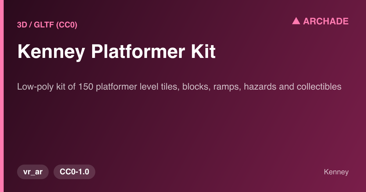 Kenney Platformer Kit