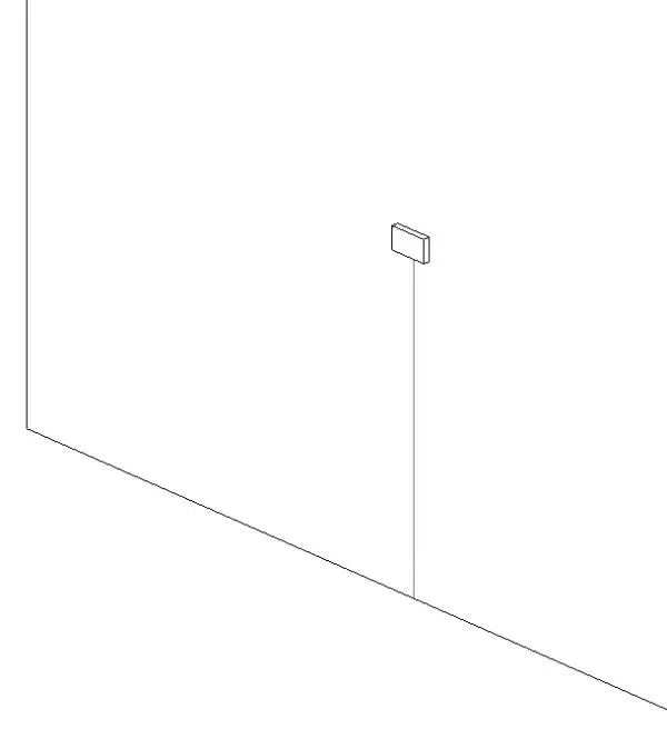 Panel Wall mounted with symbol — preview 1, by misterjp (RevitCity, CC0)
