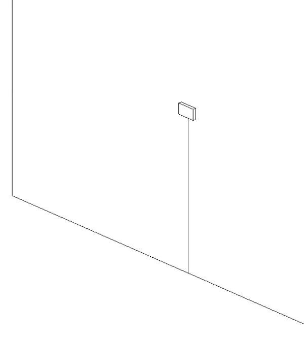 Panel Wall mounted with symbol