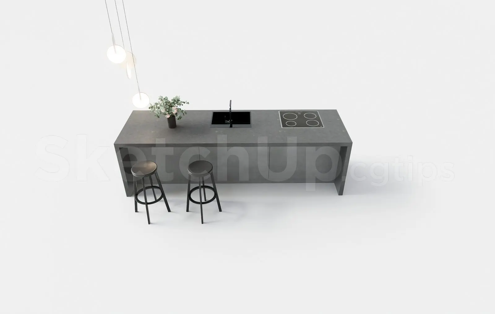 Kitchen Island — preview 1 (cgtips)