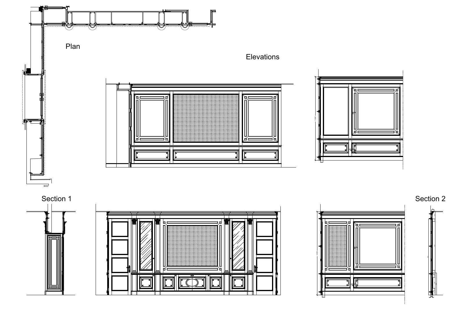 Wood panelling