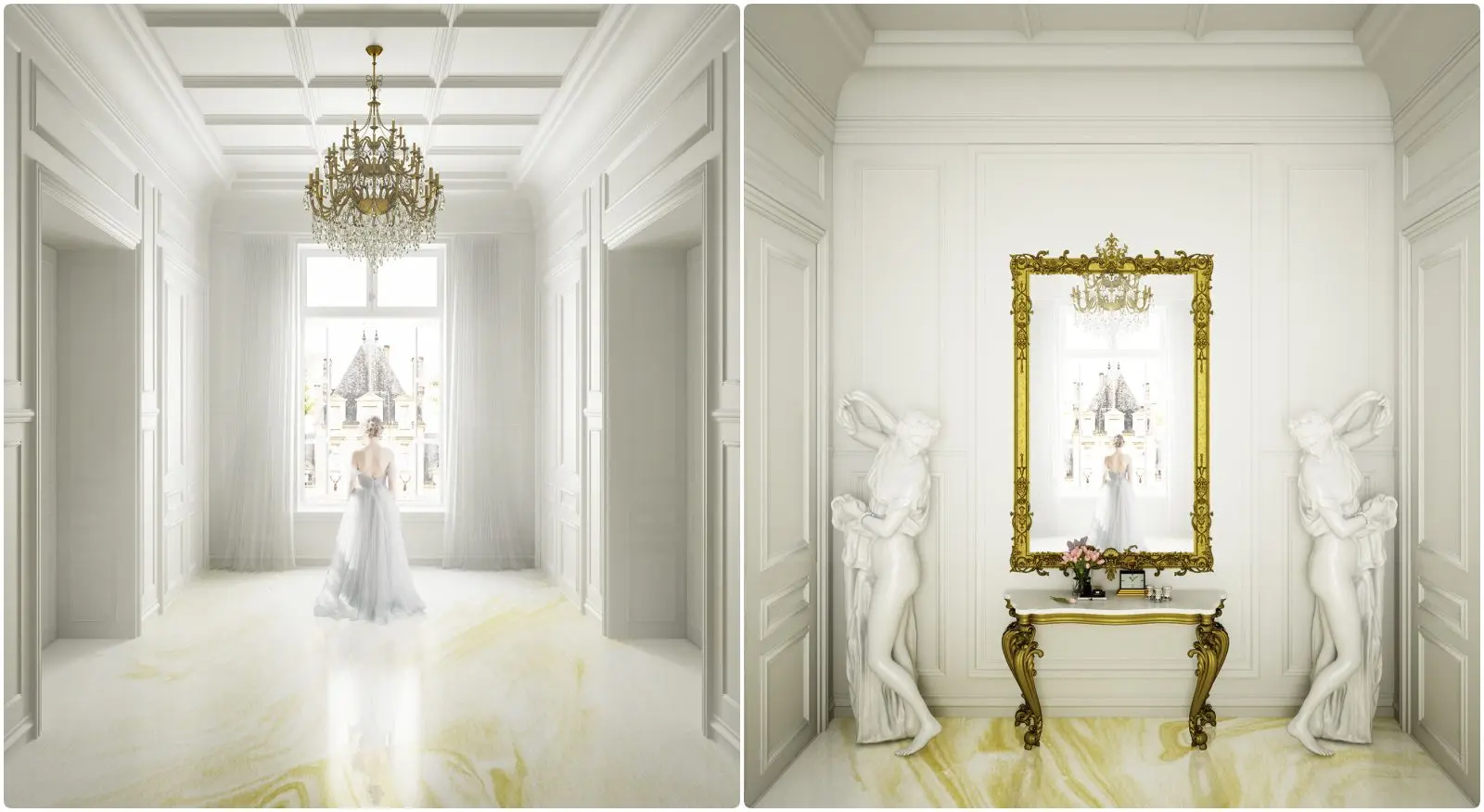 Scene Neoclassical Interior