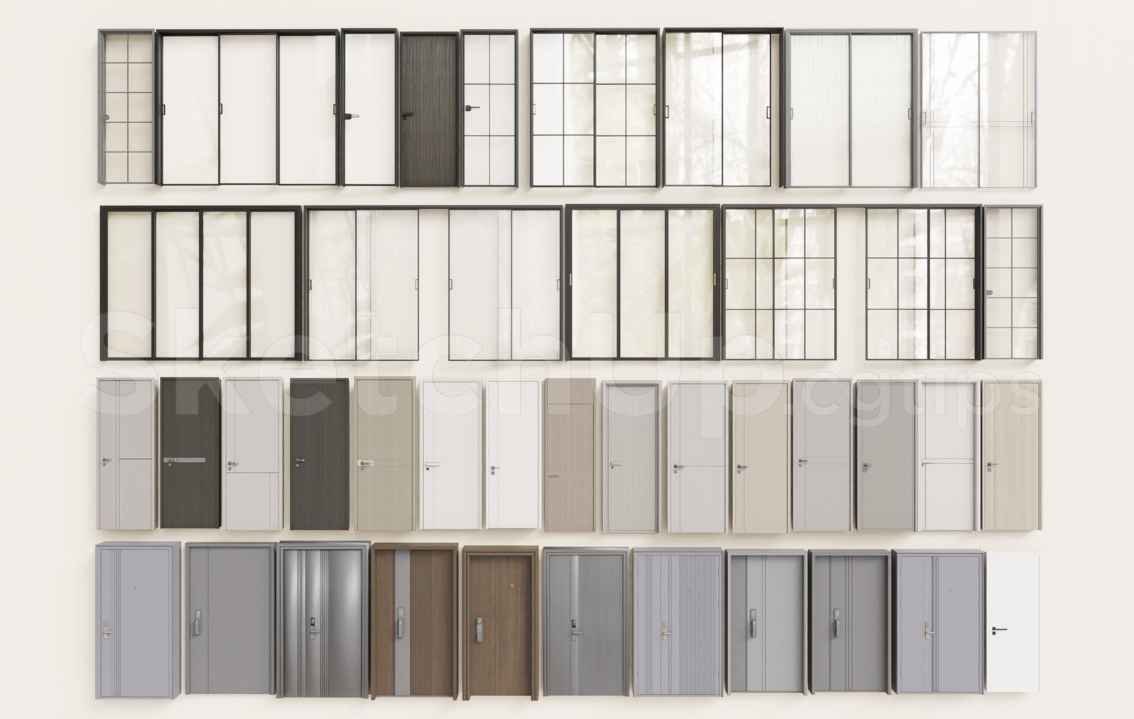 Modern Door and Sliding Window
