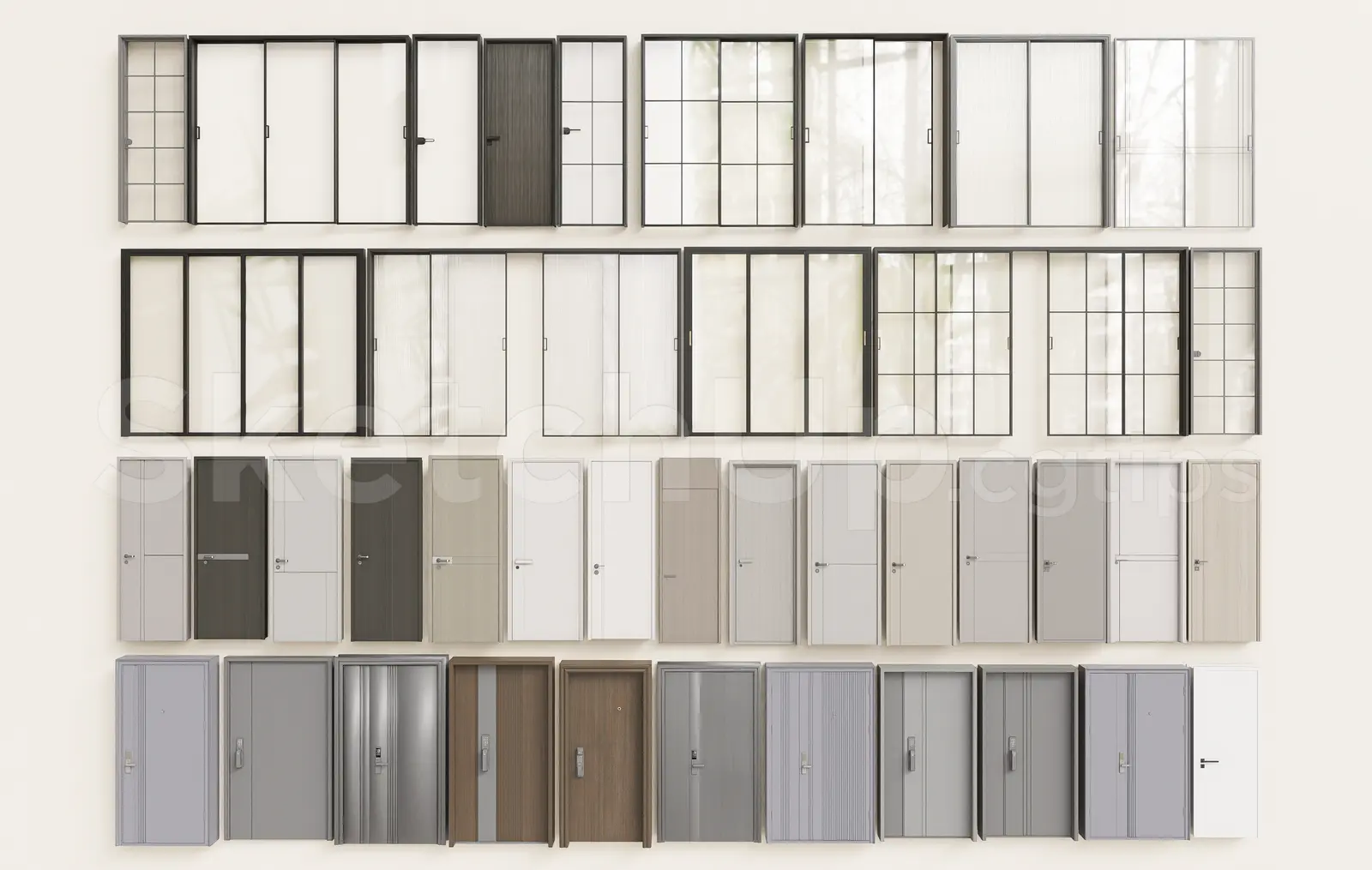 Modern Door and Sliding Window